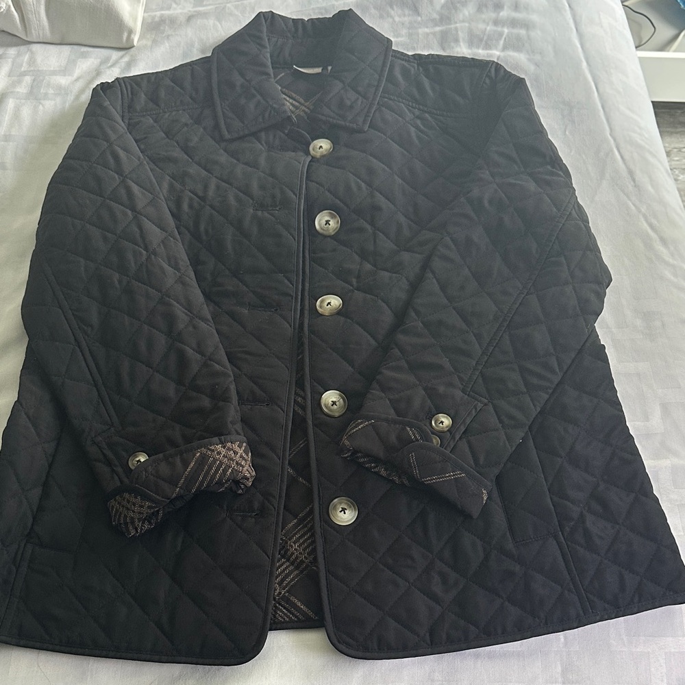 Chico's Black Quilted Puffer Jacket